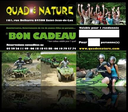 Bon Cadeau QUAD é NATURE